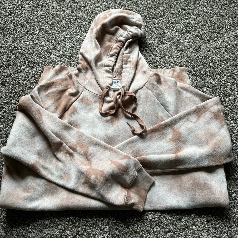 Victoria’s Secret PINK hoodie dress tie dye